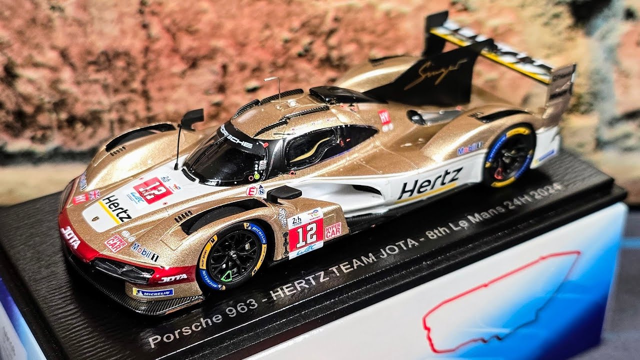 REVIEW: Spark 1:43rd Porsche 963,HERTZ TEAM JOTA, 8th Le Man's 24H