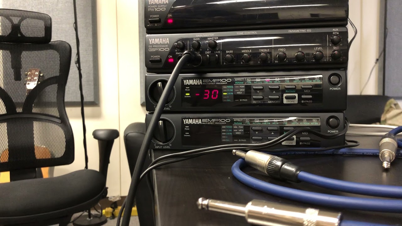 Yamaha GSP-100 first test: Half Rack Hendrix Licks - YouTube