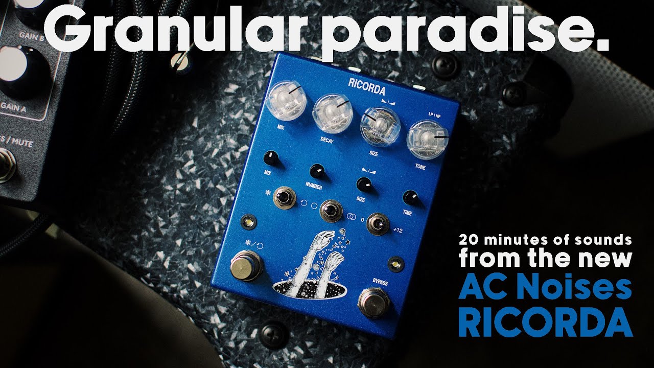 AC Noises RICORDA - Stereo Granular Reverb with Looper & Freeze