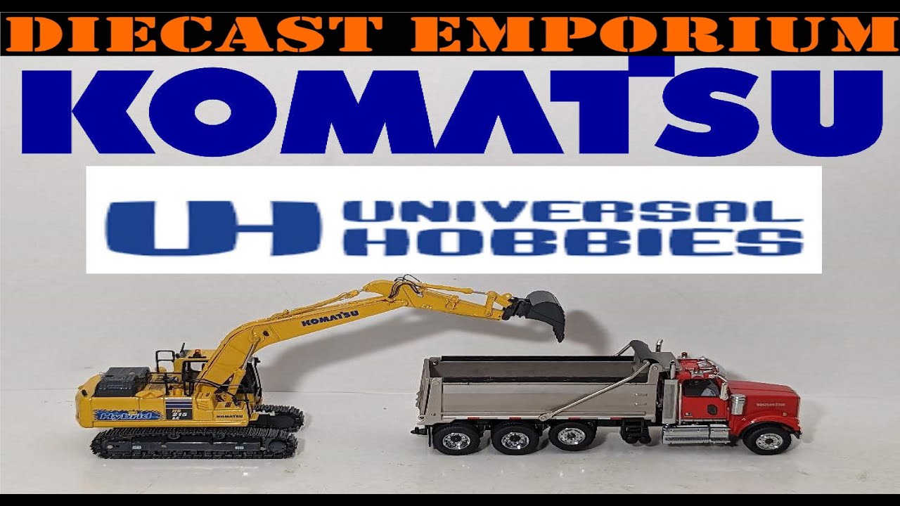 1:50 Scale Universal Hobbies Komatsu HB215-3 Hybrid Hydraulic