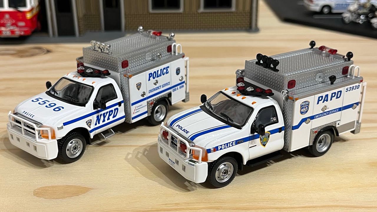 Code 3 Port Authority Police ￼ESU Truck 1/64 scale - YouTube
