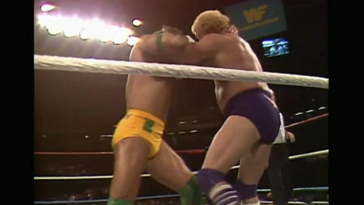 AJPW - Dusty Rhodes vs Harley Race - YouTube