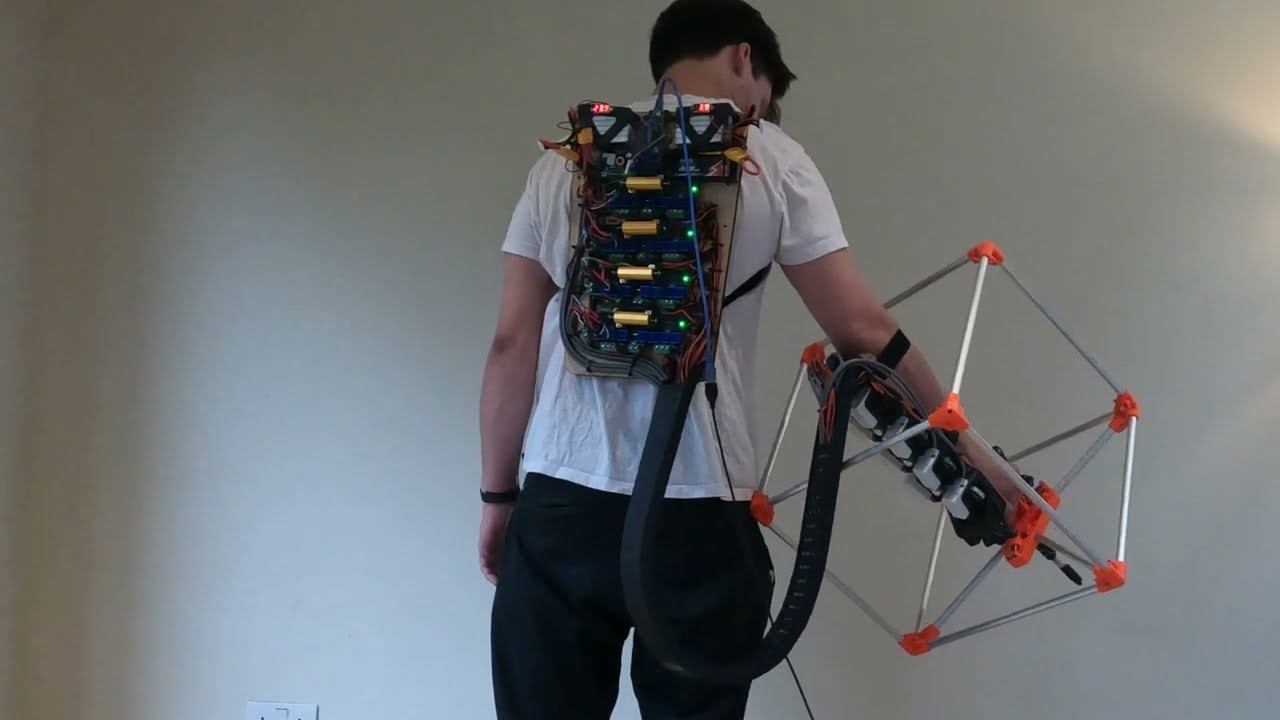 Jasper Mallinson's wearable CNC machine gives 