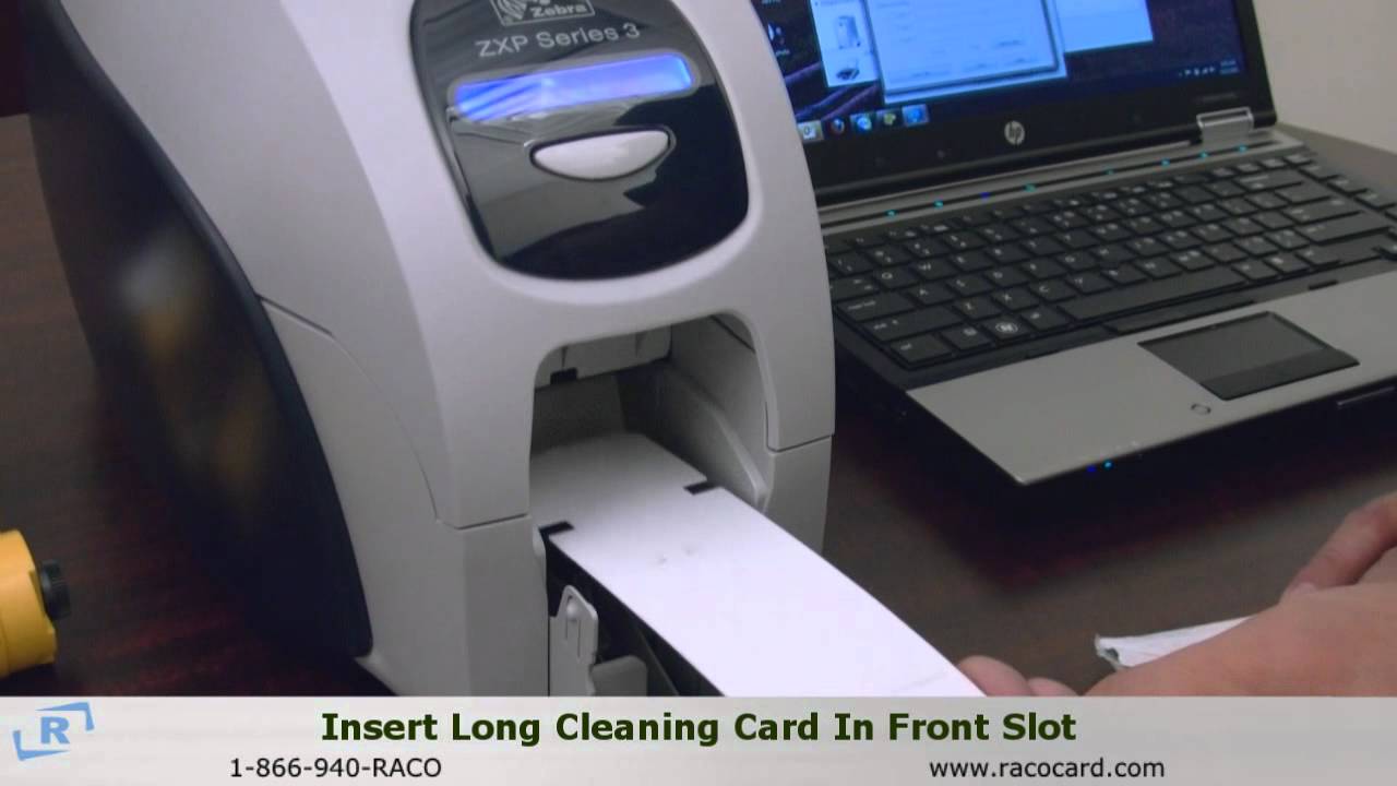 Zebra ZXP3 Cleaning Instructions - YouTube