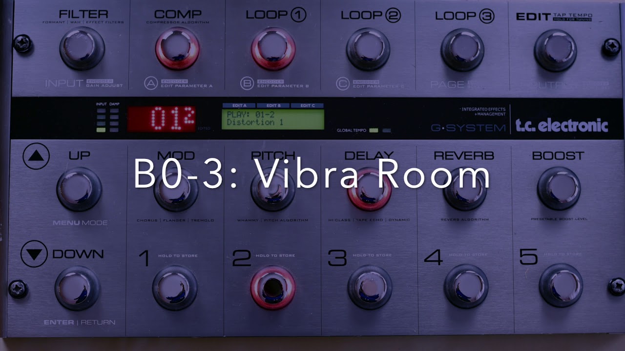 TC Electronic G system presets - YouTube
