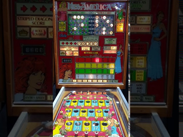 Bally BONANZA ビンゴゲーム ピンボール ヘッドのみ 部品多数 照明