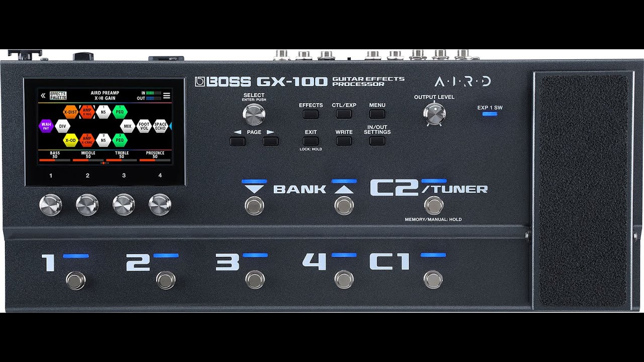 Boss GX-100 Connecting to the app via Bluetooth - YouTube