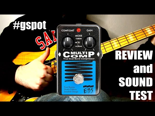 EBS MultiComp Studio Edition - review and sound test - YouTube
