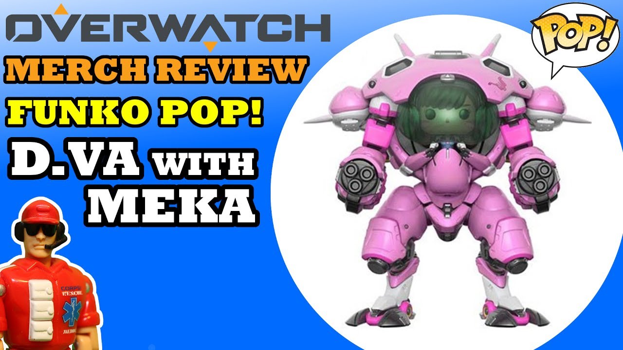 Overwatch - Funko POP! D.Va Review and Unboxing - YouTube