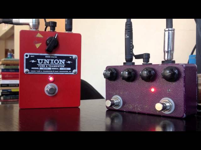 Union Tube & Transistor More Pedal and AnalogMan KOT - YouTube
