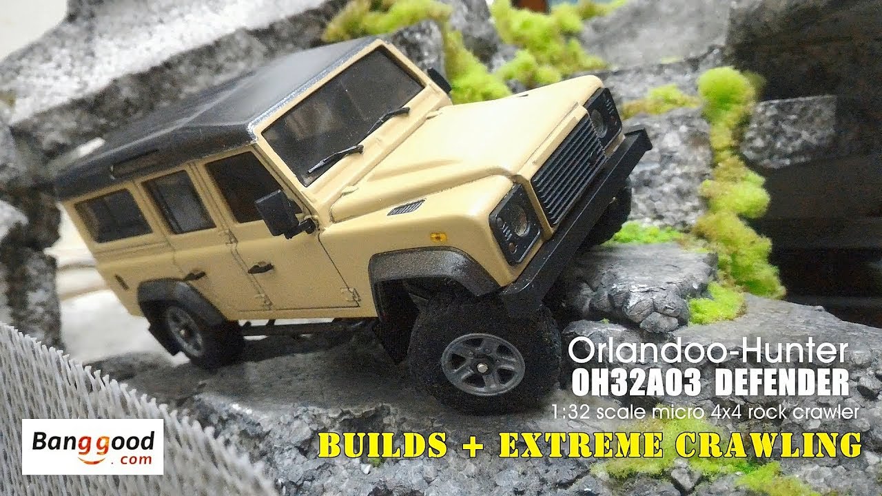 Orlandoo Hunter: 1:32 scale OH32A03 Land Rover Defender - Builds