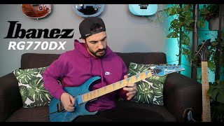 Ibanez RG770DX Laser Blue (Original 1993) Review - YouTube
