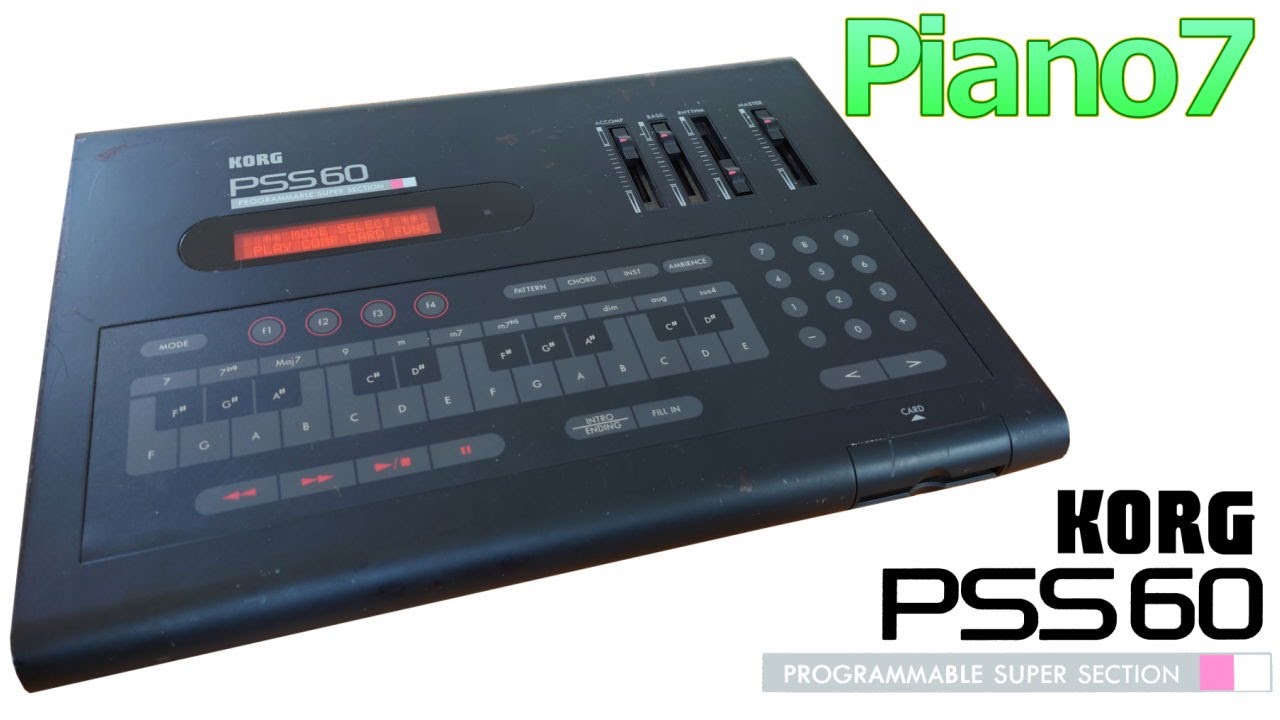 FM音源]KORG PSS60 PIANO 7 - YouTube
