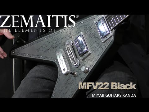 Zemaitis MFV22 Black ＊こちらのギターは販売済みです - YouTube
