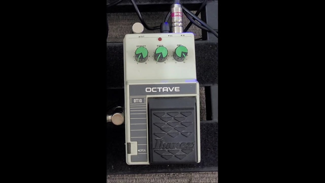 Ibanez OT10 Octave Bass Effect Pedal Demo - YouTube