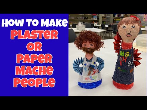 How to Make a Person with Paper Mache, or Plaster. - YouTube