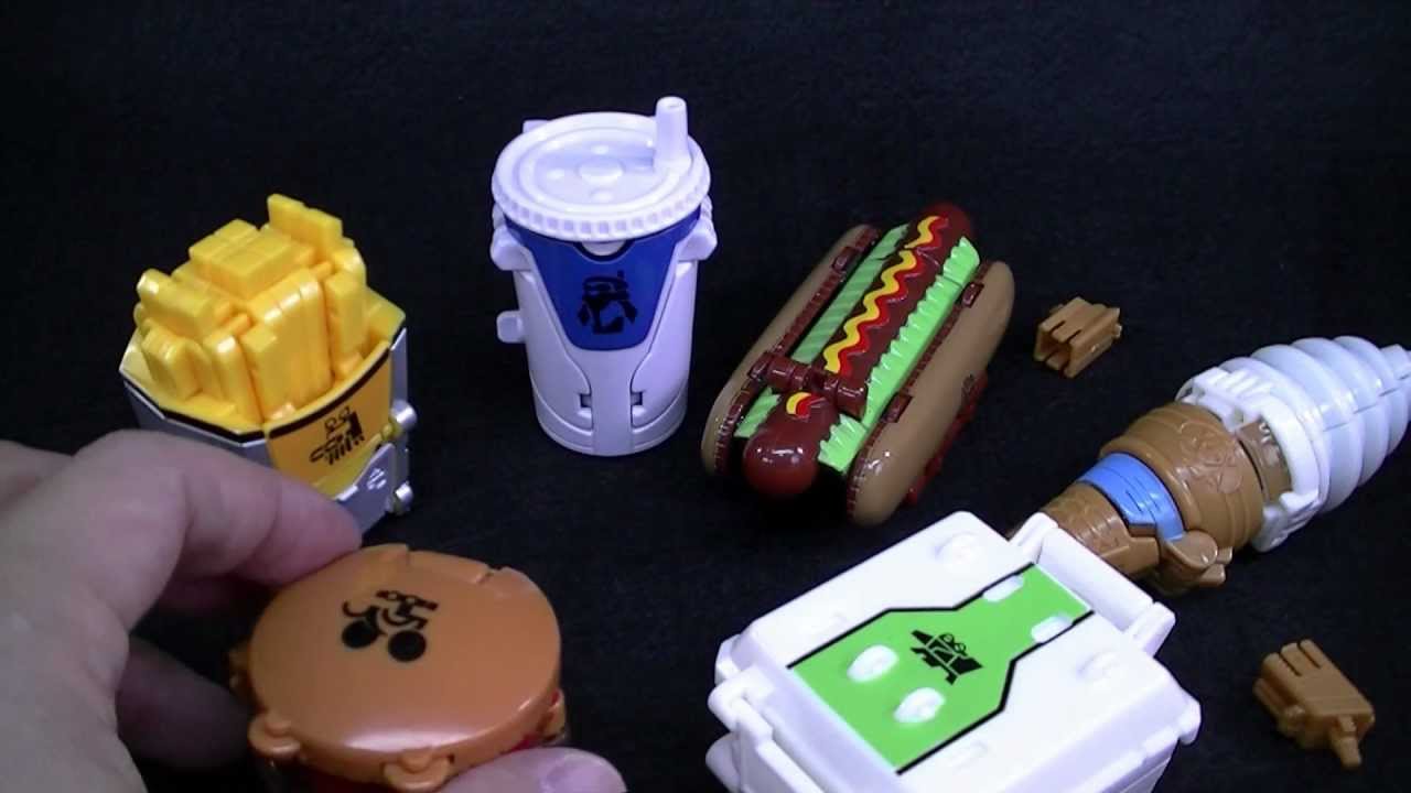 6 CANDY TOY FOODROIDS 食玩フードロイド大集合 - YouTube