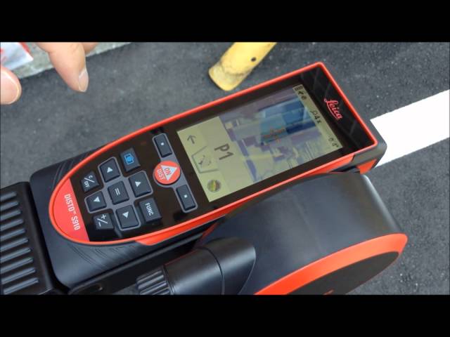 レーザー距離計 DISTO S910: 屋外で2点間距離測定・余裕で測定できます