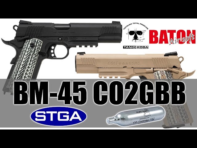 STGA Certified CO2 Gas Gun] BM-45 CO2GBB - YouTube