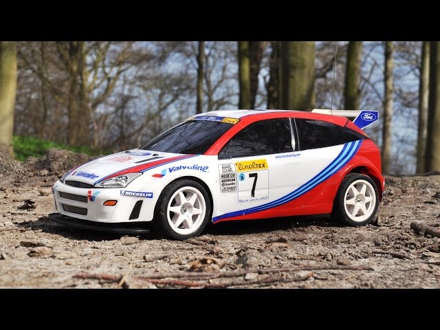 Tamiya QDS Ford Focus WRC: Quick Run with a slow Quick Drive - YouTube