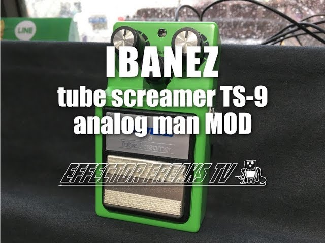 試奏動画】IBANEZ TUBE SCREAMER TS 9 ANALOG MAN MODチューブス