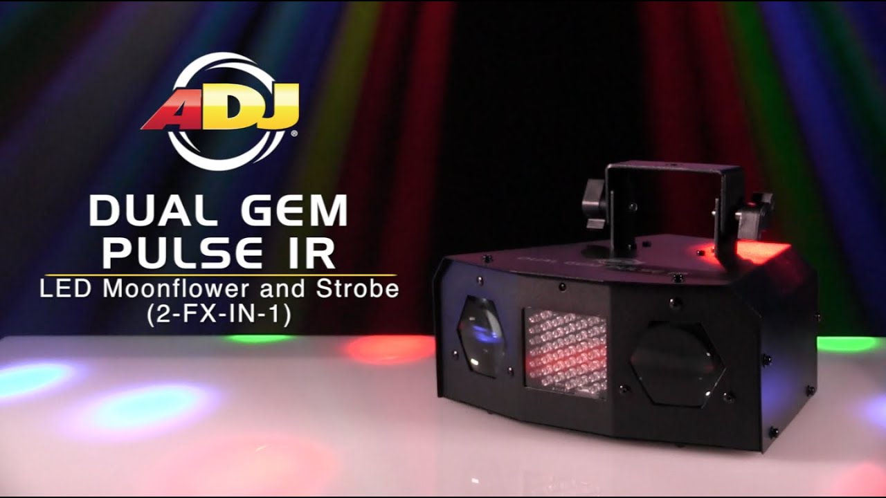 ADJ Dual Gem Pulse IR - YouTube