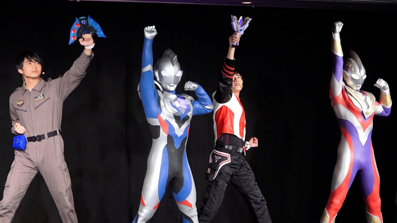 ウルトラマントリガー&ゼット変身ポーズ披露！イーヴィルトリガーも初