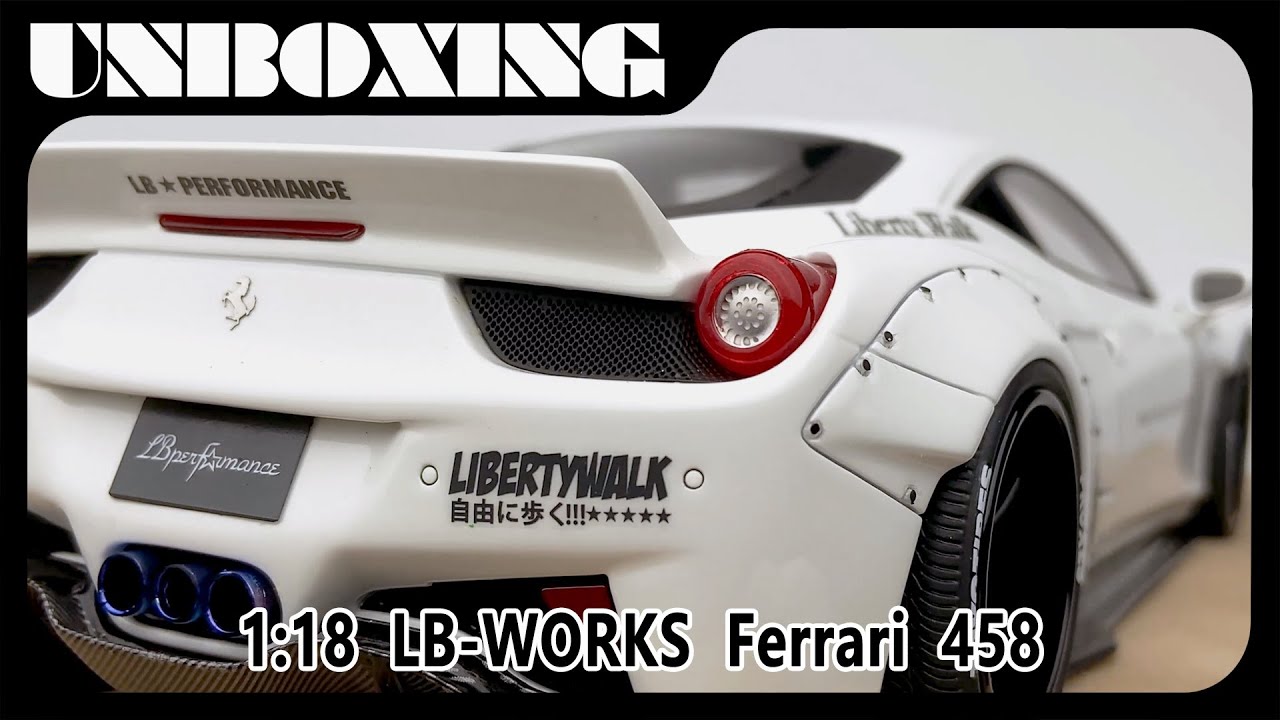LB-WORKS Ferrari 458 / liberty walk / LBWK / LB-WORKS / 1:18 car