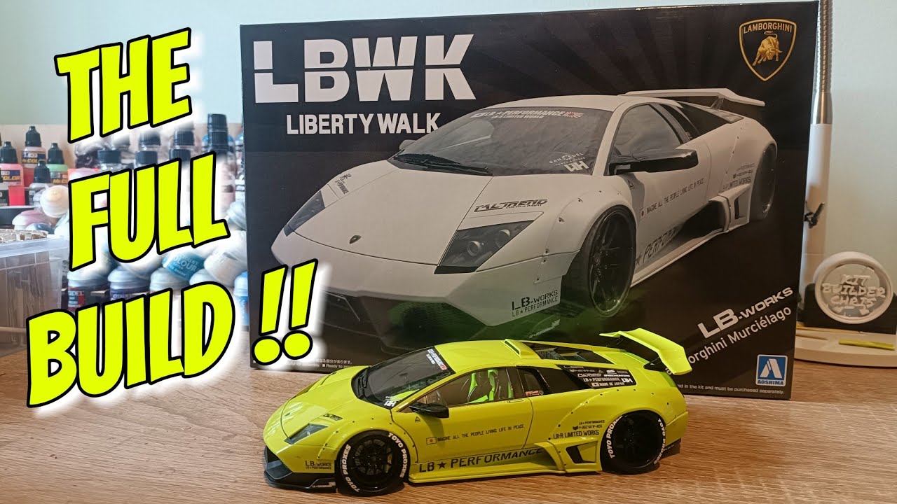 Aoshima Liberty Walk Lamborghini Murcielago - The Full Build