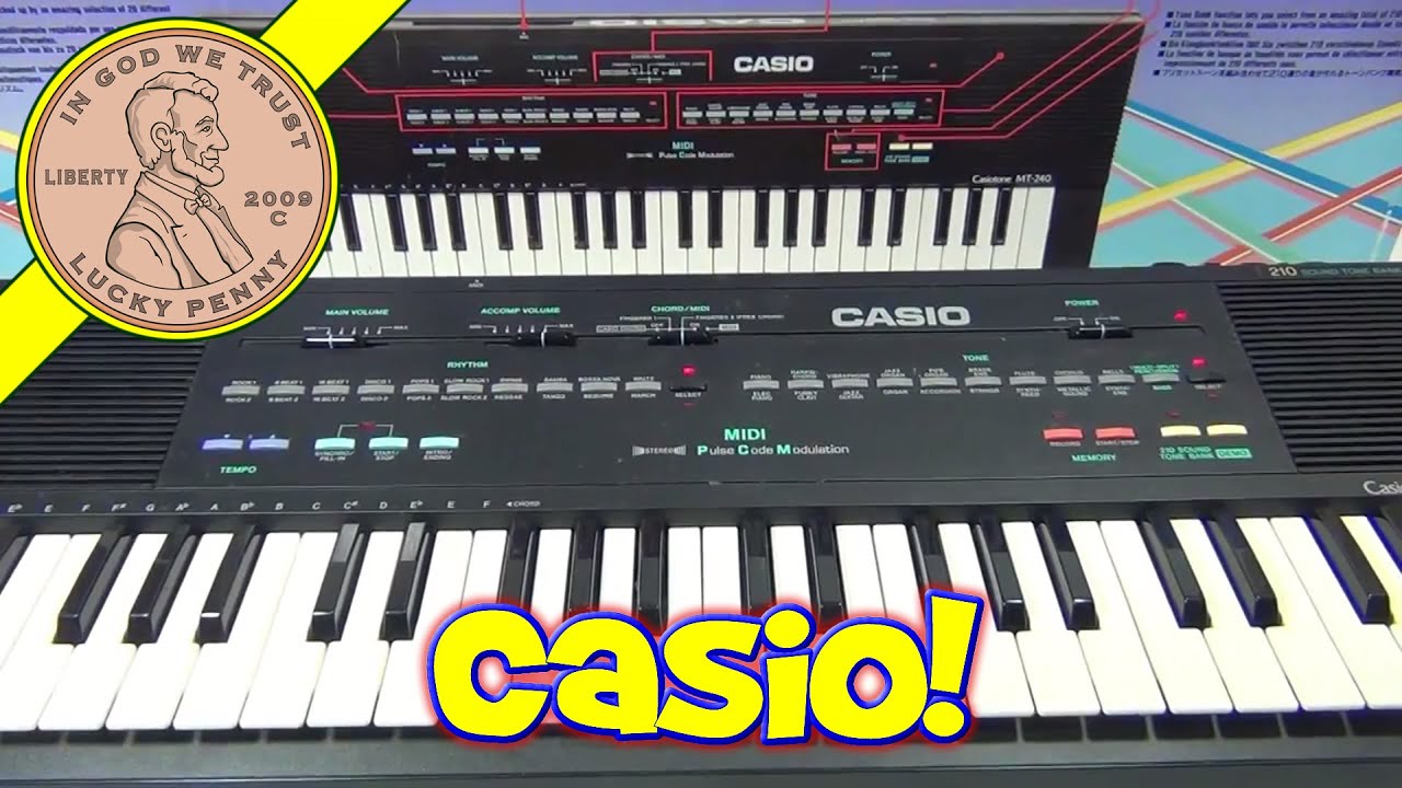 Casio Casiotone MT-240 Electronic MIDI Piano Keyboard - YouTube