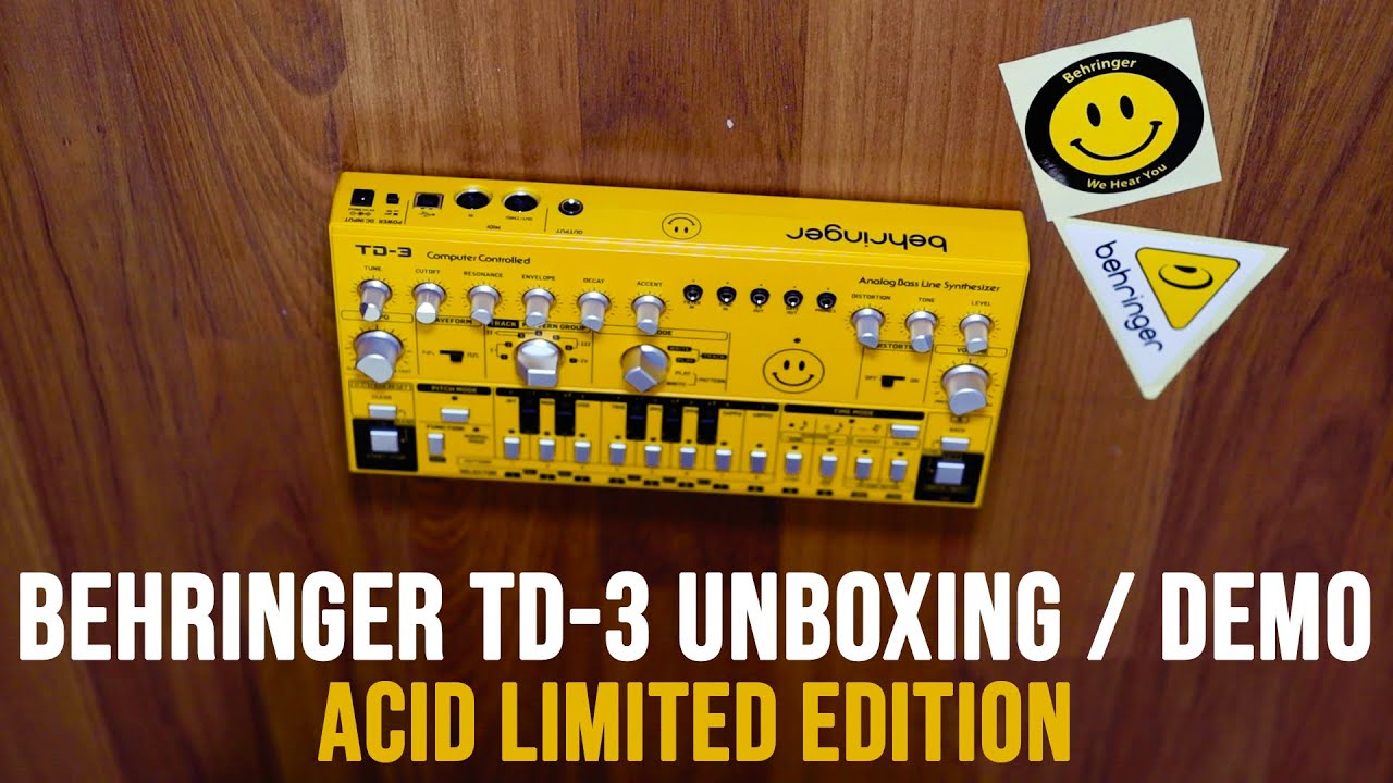 Behringer TD-3-AM (ACID Yellow Limited Edition TB-303 Clone
