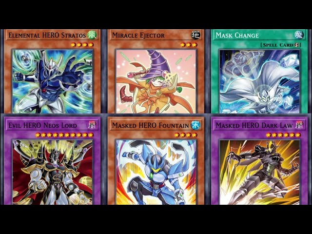 遊戯王ADS/YGOPRO】ミラクル・エクスクルーダー & M・HERO ファウン