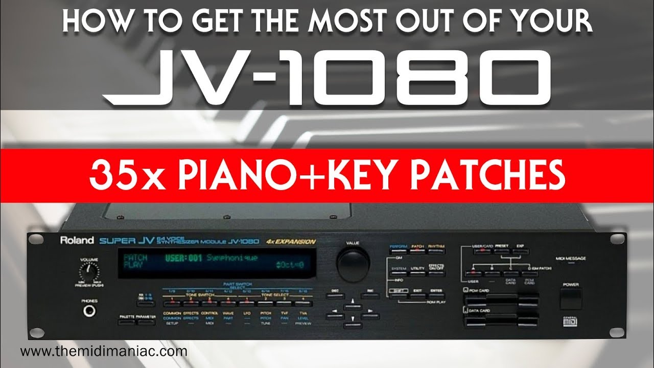 DEMO! Super JV-1080 piano/key + Daft Punk's 'Something about us