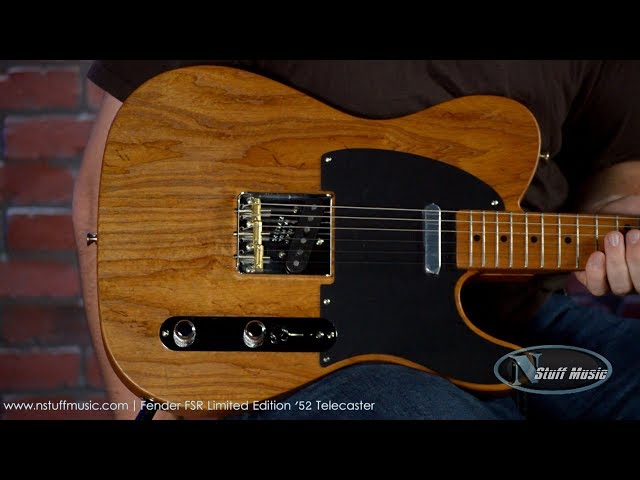Fender FSR Limited Edition '52 Telecaster - YouTube