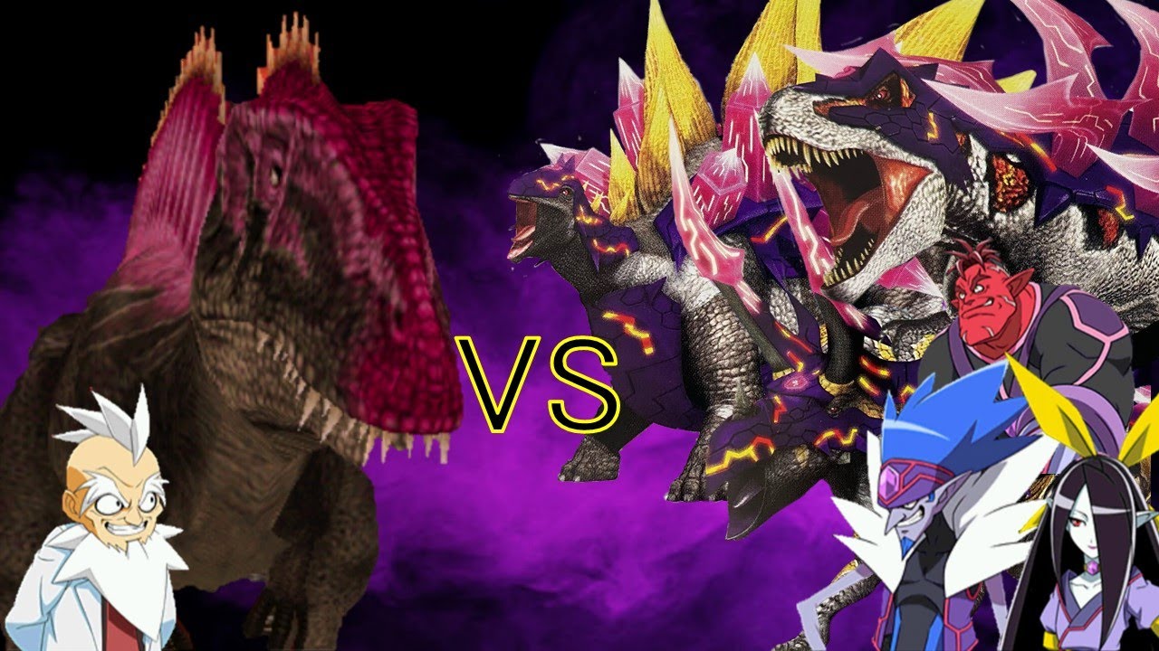 DinosaurKing] Super-Acting Acrocanthosaurus Fierce Battle! Zanjark