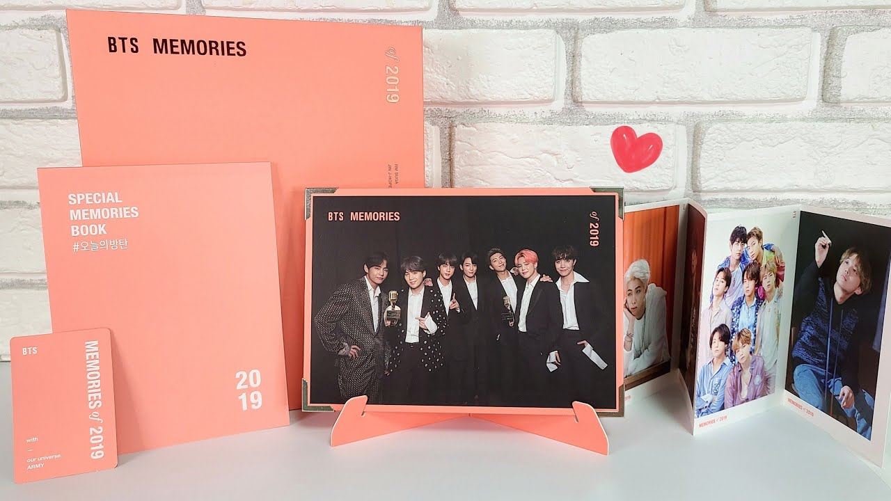 BTS MEMORIES OF 2019 DVD Unboxing - YouTube