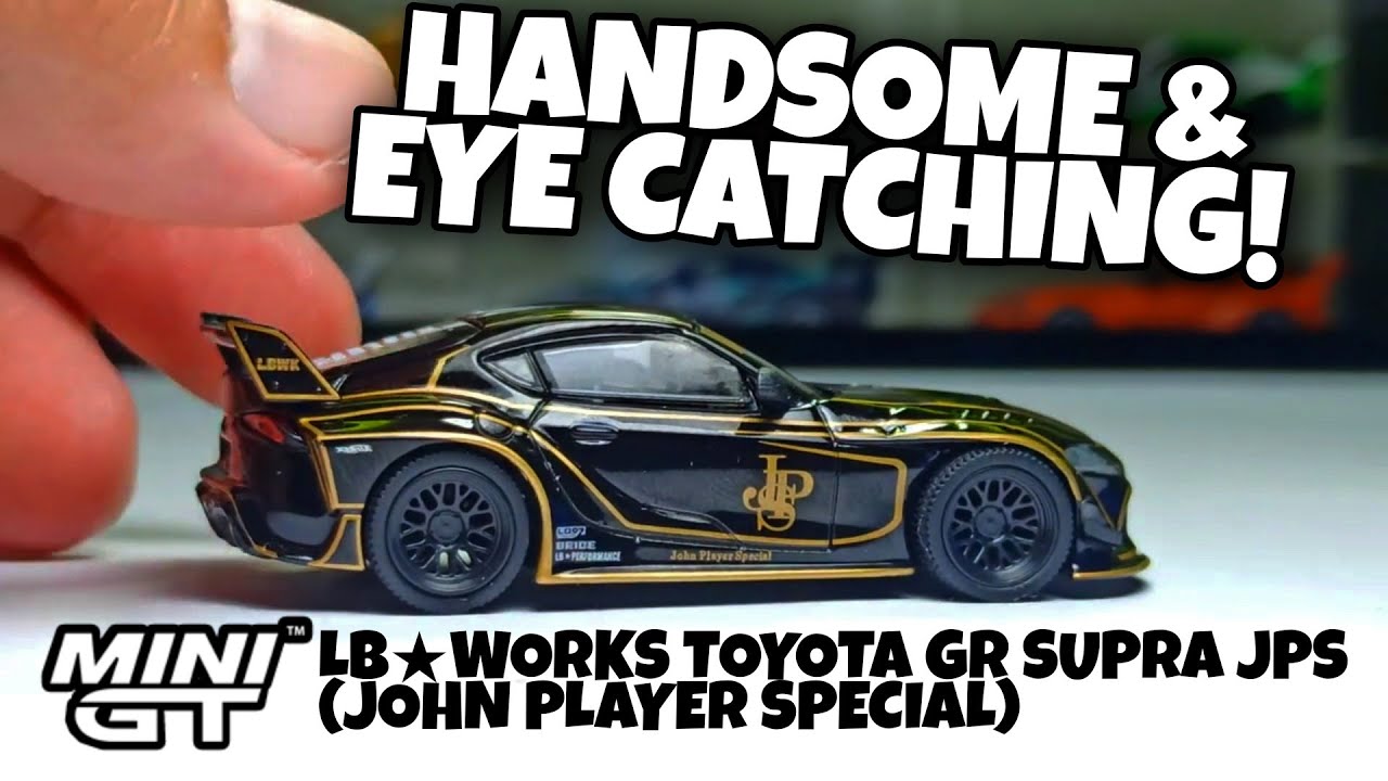 Unboxing MINI GT LB☆WORKS TOYOTA GR SURPA JPS (JOHN PLAYER