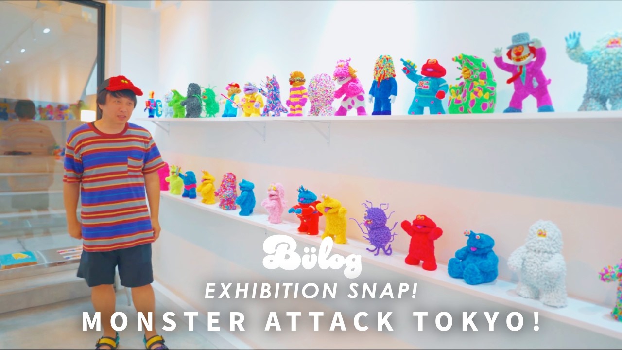 TAKUMA FUJISAKI 氏 個展「MONSTER ATTACK TOKYO」で モールアート