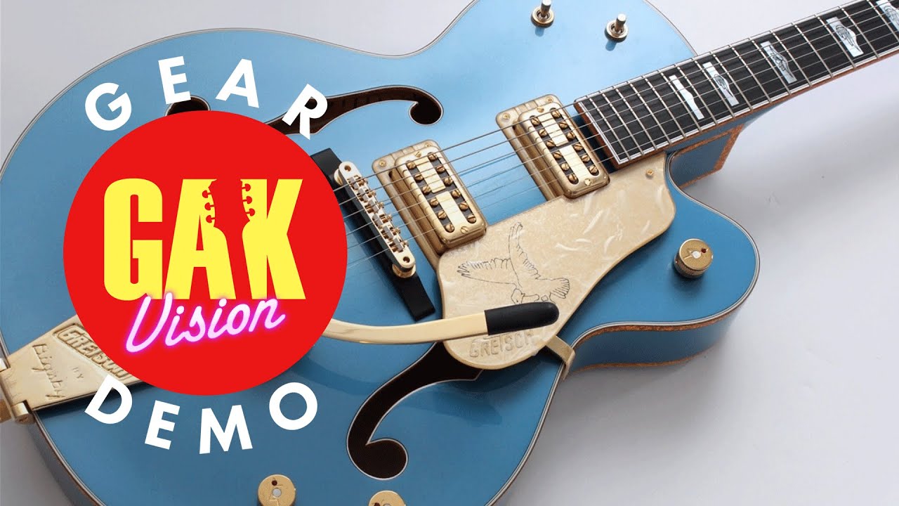 Gretsch G6136TTV-FSR Falcon Junior demo at GAK - YouTube