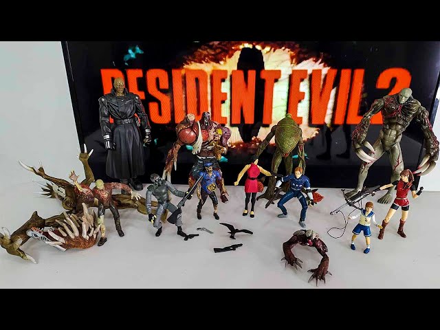 Resident Evil 2 Toy Biz Zombie collection - YouTube