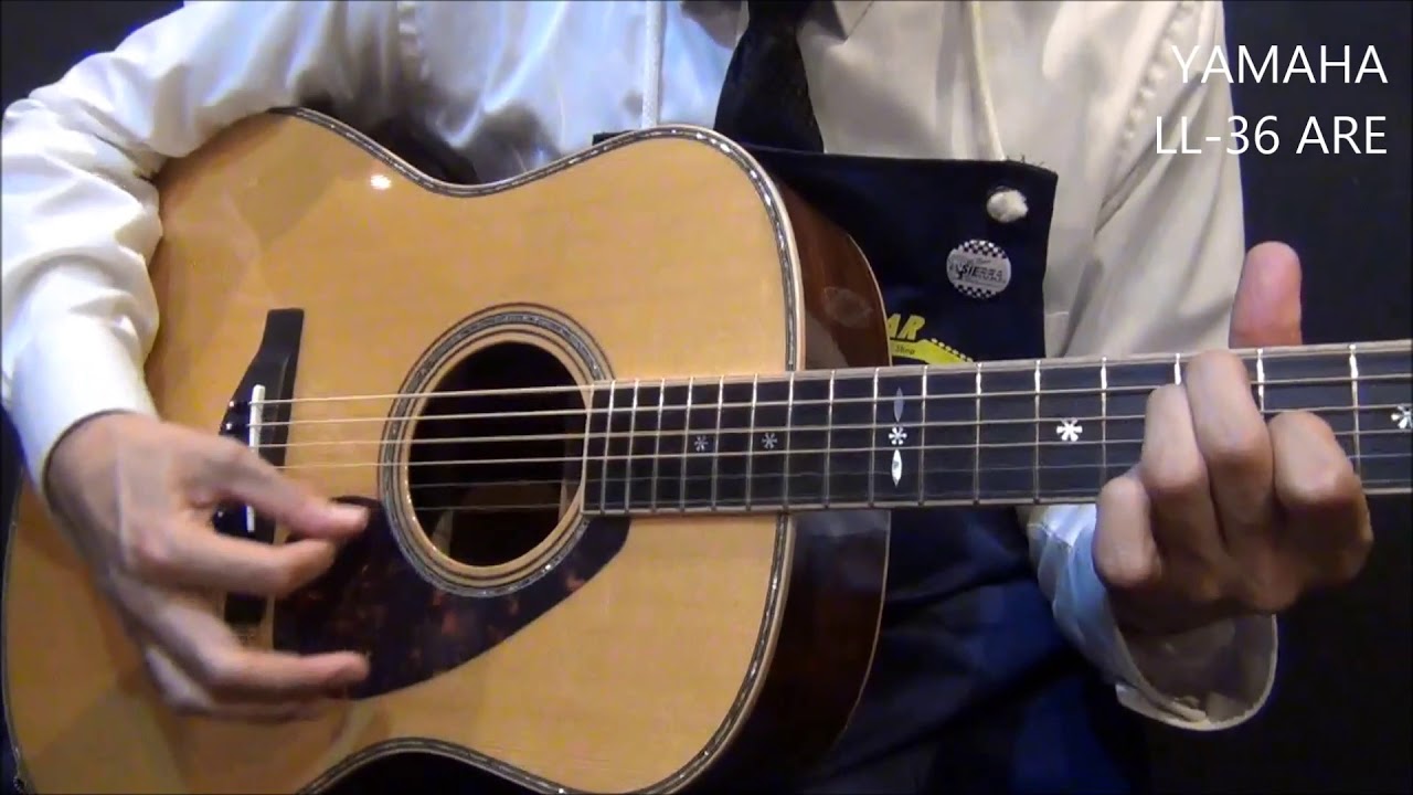 日本製 上級グレード！鳴ってます！【YAMAHA LL-36 ARE】オットリーヤ