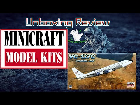 Minicraft VC-137C Boeing 707 Unboxing Review - YouTube