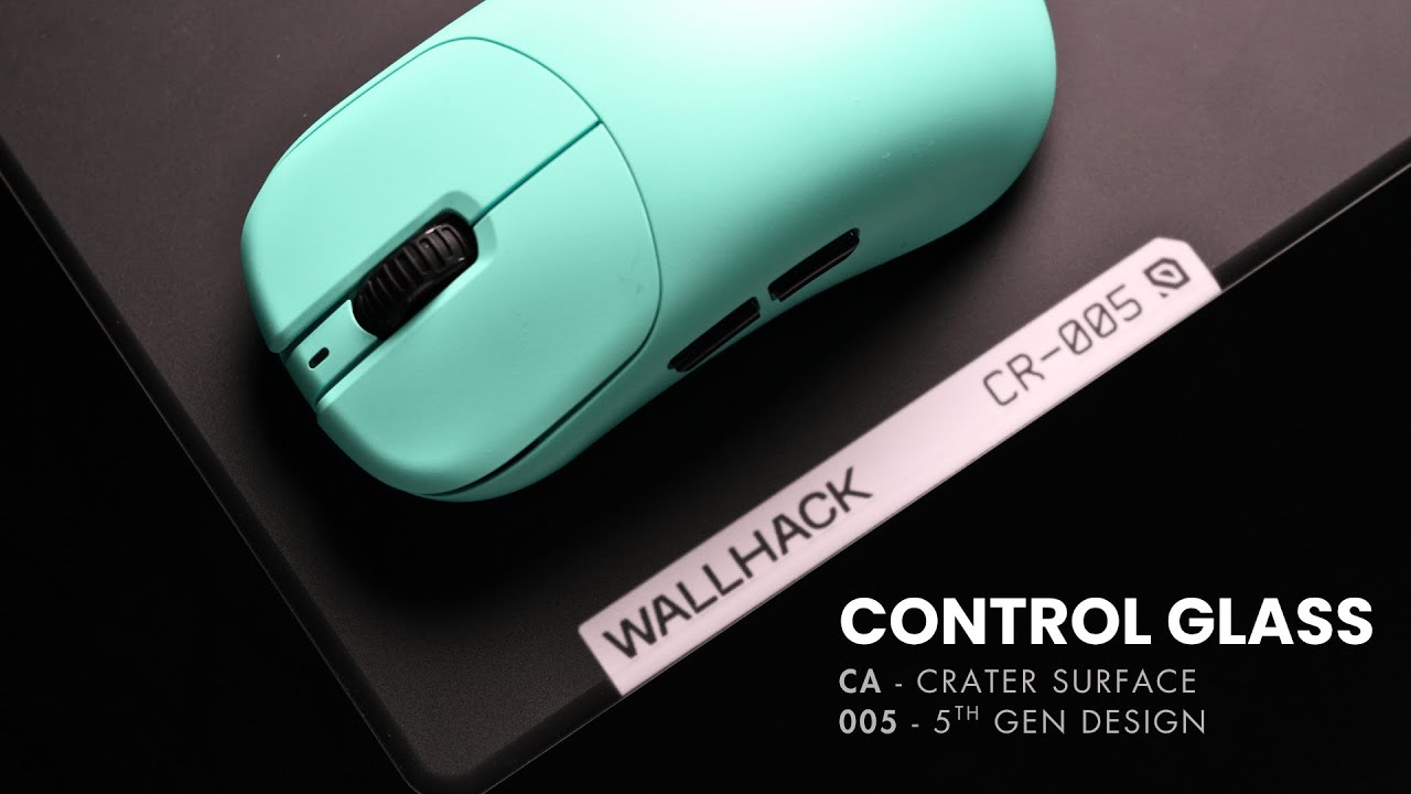 New Model] WALLHACK CR-005, the glass mouse pad that's the talk of