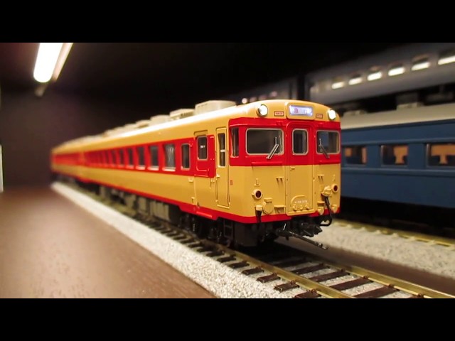 KATO京都駅店DCC特製品 (HO)キハ58+キハ28 2両セット サウンド付 - YouTube