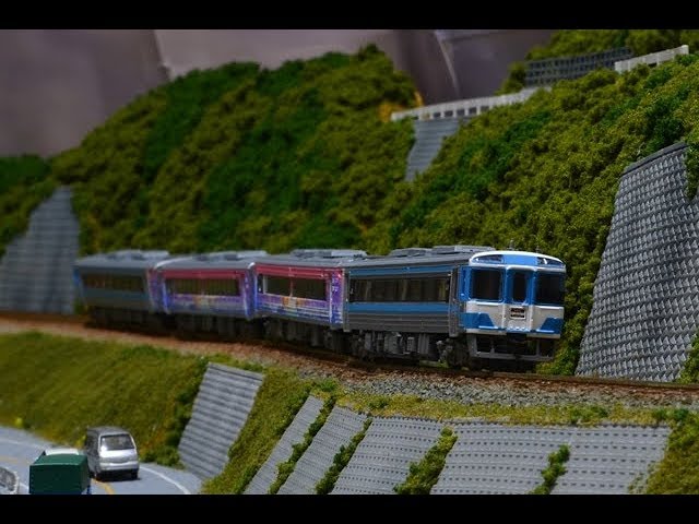 マイクロエース】新旧アイランドエクスプレス四国 Nゲージ走行シーン