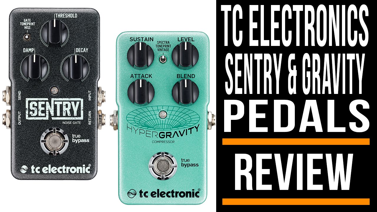 TC Electronic HyperGravity Compressor & Sentry Noise Gate Pedal