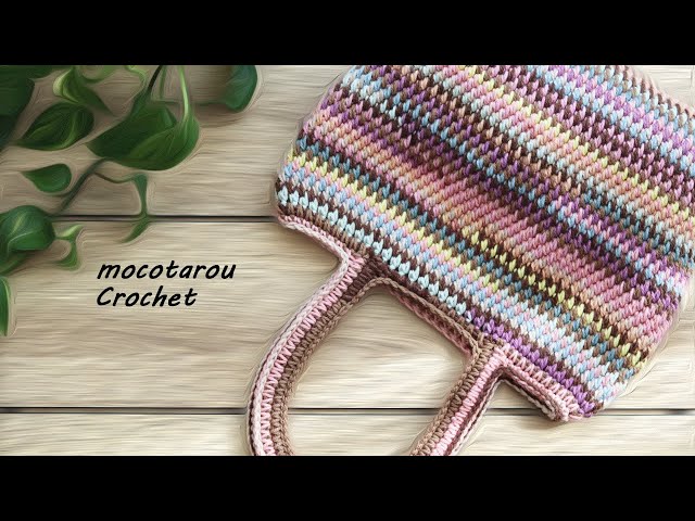 Colorful crochet bag - YouTube