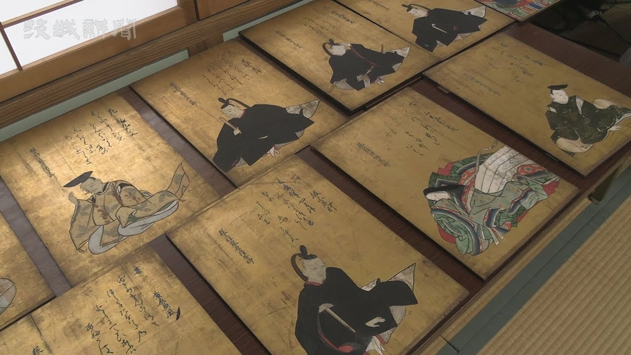 EDOYA 水墨画Original.Japanese 三十六歌仙 上部の五人組 EDOYA 水墨画