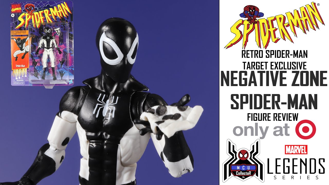 Marvel Legends Retro NEGATIVE ZONE SPIDERMAN Target Exclusive