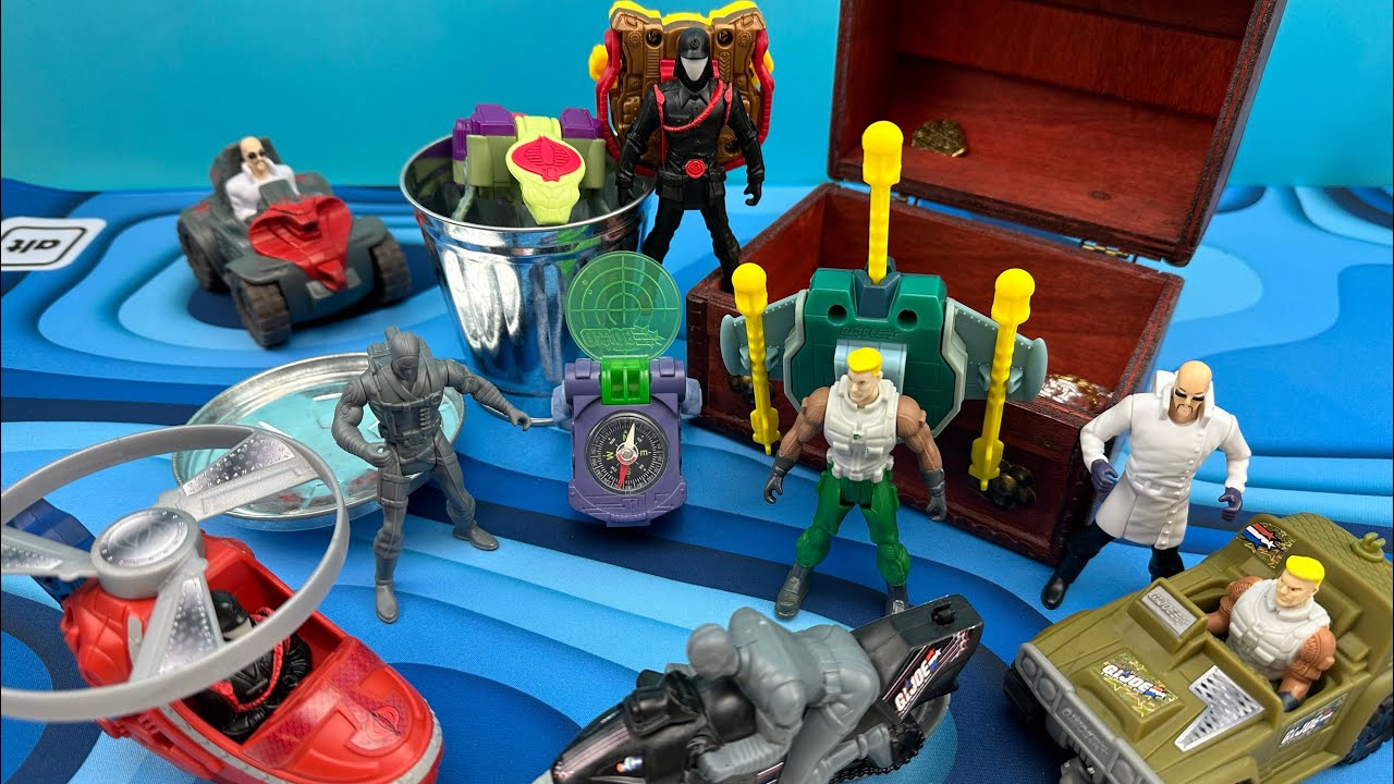 TRASH OR TREASURE? G.I. JOE VALOR VS VENOM MCDONALDS 2004 HAPPY